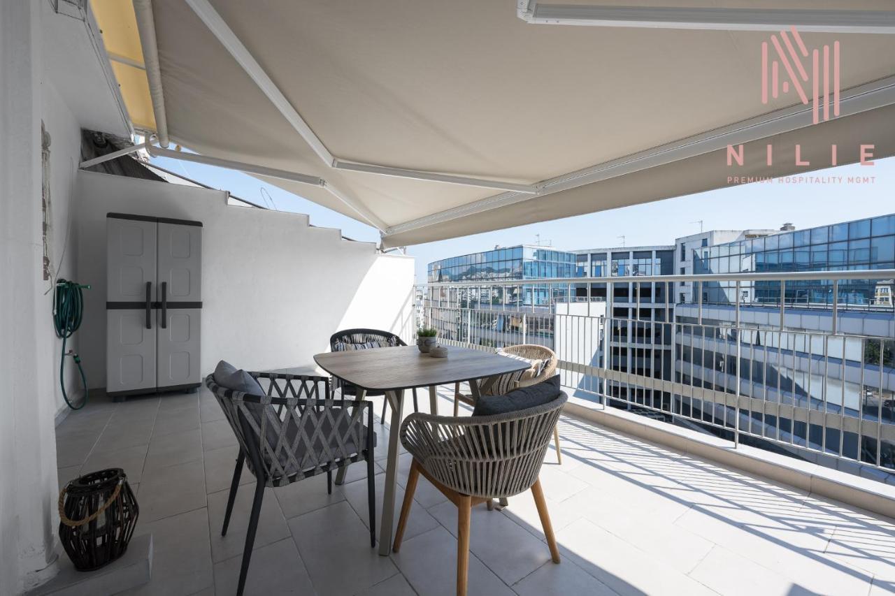 Apartament Penthouse Level 7, Nilie Hospitality Mgmt Saloniki Zewnętrze zdjęcie